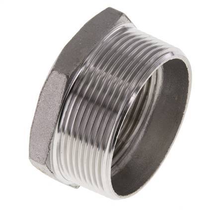 2'' NPT x 1 1/2'' NPT M/F Stainless steel Reducing Ring 16 Bar