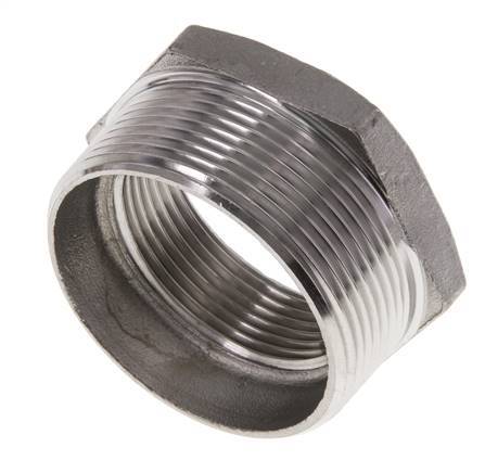 2'' NPT x 1 1/2'' NPT M/F Stainless steel Reducing Ring 16 Bar
