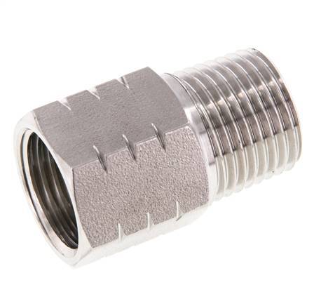 R 1/2'' x 1/2'' NPT M/F Stainless steel Reducing Ring 40 Bar - Hydraulic