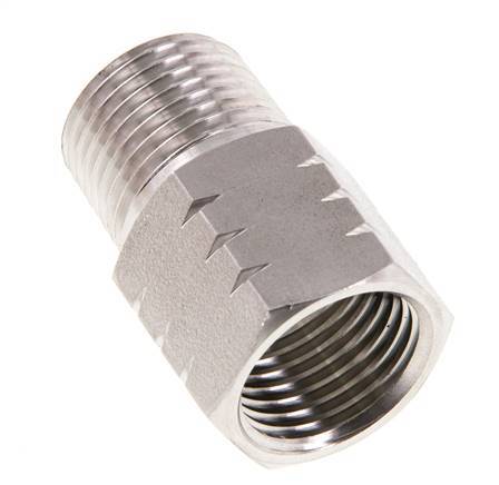 R 1/2'' x 1/2'' NPT M/F Stainless steel Reducing Ring 40 Bar - Hydraulic