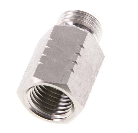 G 1/4'' x 1/4'' NPT M/F Stainless steel Reducing Ring 40 Bar - Hydraulic