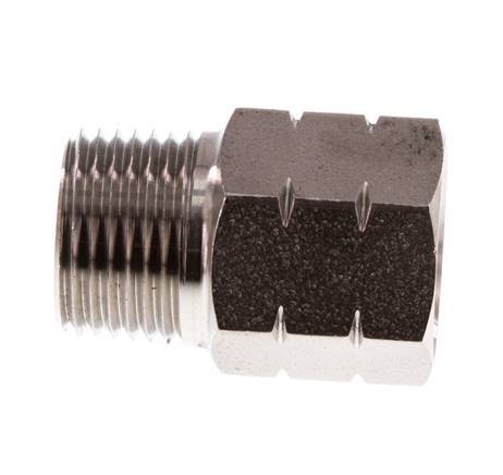 3/8'' NPT x G 3/8'' M/F Stainless steel Reducing Ring 40 Bar - Hydraulic