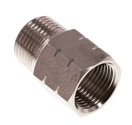 3/8'' NPT x G 3/8'' M/F Stainless steel Reducing Ring 40 Bar - Hydraulic