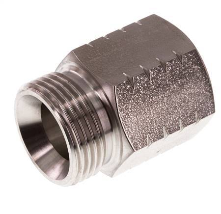 G 1'' x 1'' NPT M/F Stainless steel Reducing Ring 40 Bar - Hydraulic