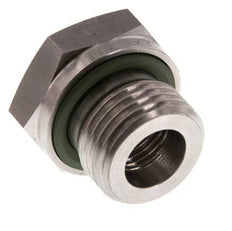 G 1/2'' x G 1/4'' M/F Stainless steel Reducing Adapter 630 Bar - Hydraulic