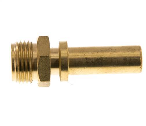G 1/2'' Male x 13mm Brass Hose barb with Safety Collar DIN 2817