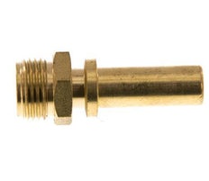 G 1/2'' Male x 13mm Brass Hose barb with Safety Collar DIN 2817