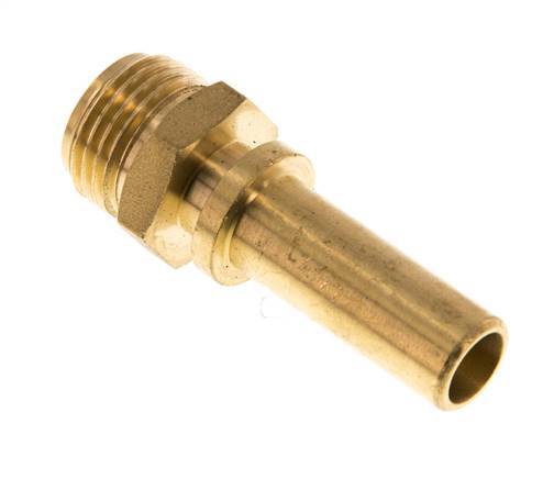 G 1/2'' Male x 13mm Brass Hose barb with Safety Collar DIN 2817