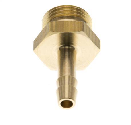 G 3/8'' Male x 6mm Brass Hose barb 16 Bar [5 Pieces]