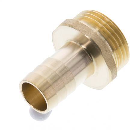G 1'' Male x 19mm Brass Hose barb 16 Bar
