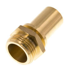 G 1'' Male x 25mm Brass Hose barb with Safety Collar DIN 2817