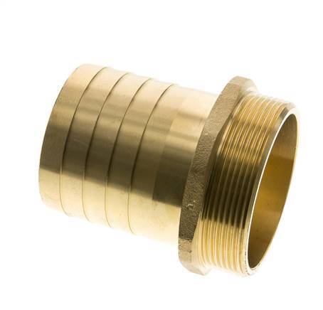G 2 1/2'' Male x 63mm Brass Hose barb 16 Bar