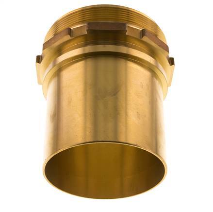G 4'' Male x 100mm Brass Hose barb with Safety Collar DIN 2817
