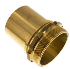 G 4'' Male x 100mm Brass Hose barb with Safety Collar DIN 2817