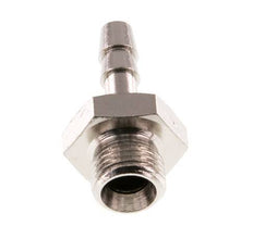 G 1/8'' Male x 4mm Nickel plated Brass Hose barb 16 Bar [5 Pieces]