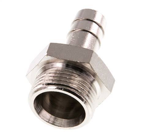 G 3/4'' Male x 13mm Nickel plated Brass Hose barb 16 Bar