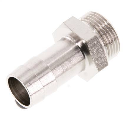 G 3/4'' Male x 19mm Nickel plated Brass Hose barb 16 Bar