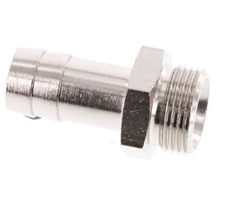 G 3/4'' Male x 19mm Nickel plated Brass Hose barb 16 Bar