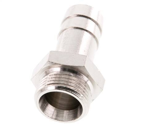 G 3/4'' Male x 19mm Nickel plated Brass Hose barb 16 Bar
