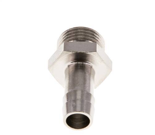 G 3/8'' Male x 10mm Nickel plated Brass Hose barb 16 Bar [2 Pieces]