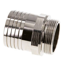 G 1 1/2'' Male x 50mm Nickel plated Brass Hose barb 16 Bar