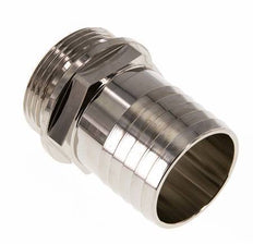 G 1 1/4'' Male x 38mm Nickel plated Brass Hose barb 16 Bar