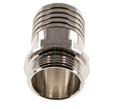 G 1 1/4'' Male x 38mm Nickel plated Brass Hose barb 16 Bar