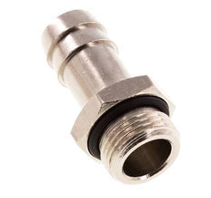 G 3/8'' Male x 13mm Nickel plated Brass Hose barb with NBR Seal 30 Bar [2 Pieces]