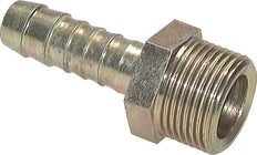 G 1/4'' Male x 13mm Zinc plated Steel Hose barb 25 Bar [2 Pieces]