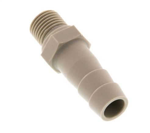 G 1/4'' Male x 12mm Polypropylene (PP) Hose barb 10 Bar