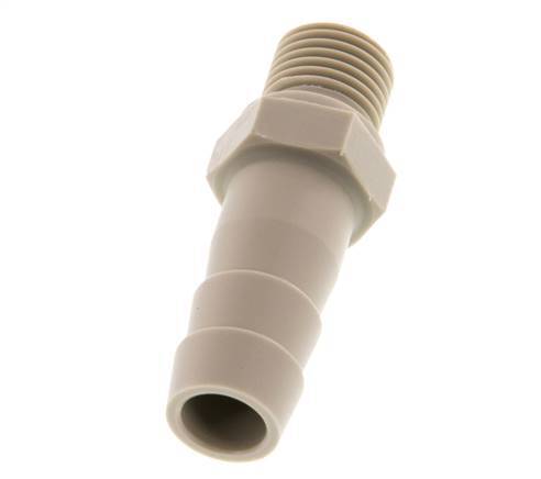 G 1/4'' Male x 12mm Polypropylene (PP) Hose barb 10 Bar
