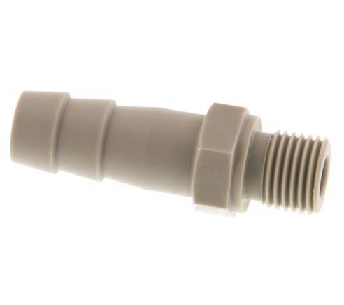 G 1/4'' Male x 12mm Polypropylene (PP) Hose barb 10 Bar