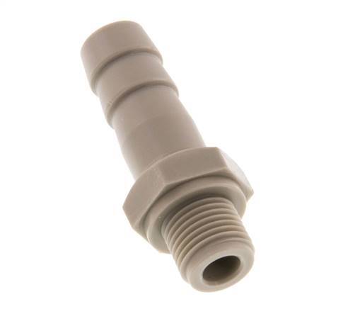 G 1/8'' Male x 8mm Polypropylene (PP) Hose barb 10 Bar