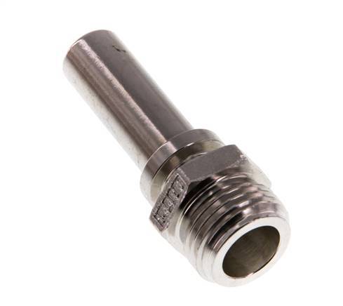 G 1/2'' Male x 13mm Stainless steel Hose barb with Safety Collar DIN 2817