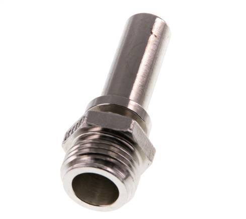 G 1/2'' Male x 13mm Stainless steel Hose barb with Safety Collar DIN 2817