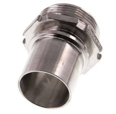 G 1 1/2'' Male x 38mm Stainless steel Hose barb with Safety Collar DIN 2817