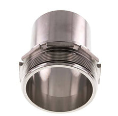 G 3'' Male x 75mm Stainless steel Hose barb with Safety Collar DIN 2817