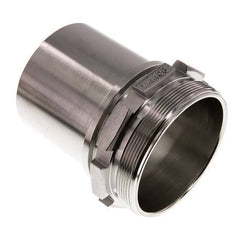 G 4'' Male x 100mm Stainless steel Hose barb with Safety Collar DIN 2817
