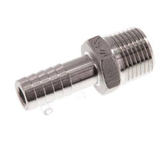 R 1/2'' Male x 13mm Stainless steel Hose barb 16 Bar