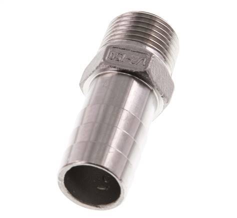 R 1/2'' Male x 19mm Stainless steel Hose barb 16 Bar