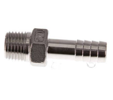 R 1/4'' Male x 9mm Stainless steel Hose barb 16 Bar