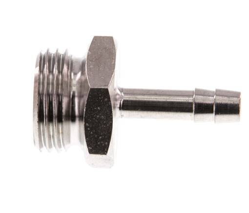 G 1/2'' Male x 6mm Stainless steel Hose barb 40 Bar