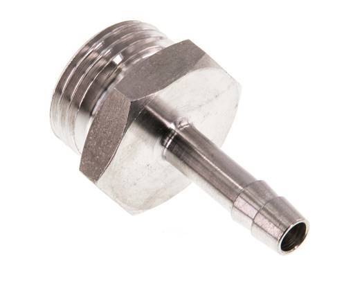 G 1/2'' Male x 6mm Stainless steel Hose barb 40 Bar