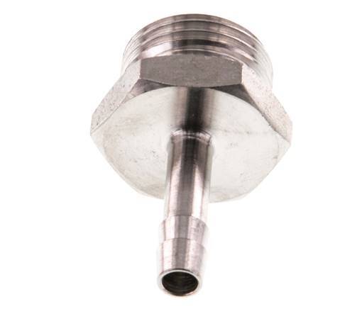 G 1/2'' Male x 6mm Stainless steel Hose barb 40 Bar
