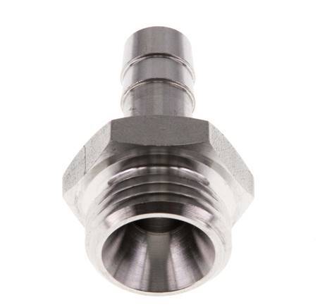 G 1/2'' Male x 10mm Stainless steel Hose barb 40 Bar