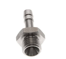 G 1/4'' Male x 6mm Stainless steel Hose barb 40 Bar