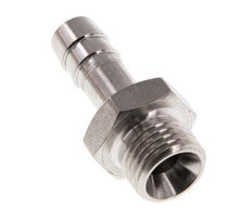 G 1/4'' Male x 8mm Stainless steel Hose barb 40 Bar