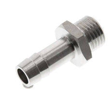 G 1/4'' Male x 9mm Stainless steel Hose barb 40 Bar