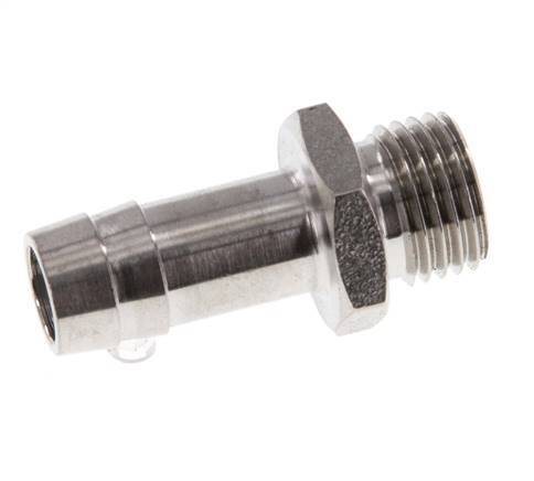G 1/4'' Male x 10mm Stainless steel Hose barb 40 Bar