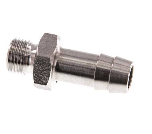 G 1/8'' Male x 9mm Stainless steel Hose barb 40 Bar